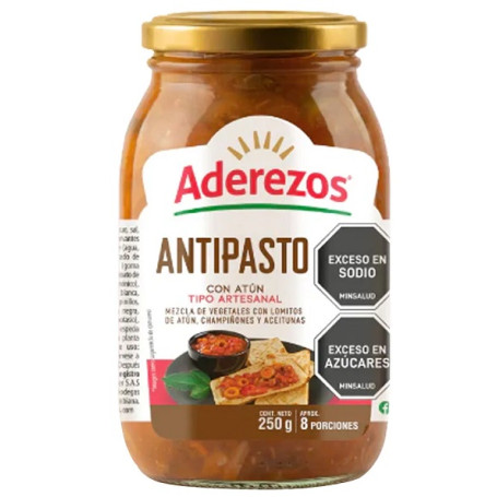 24979 - ANTIPASTO ADEREZOS 250 G VIDRIO - LA ESTRELLA