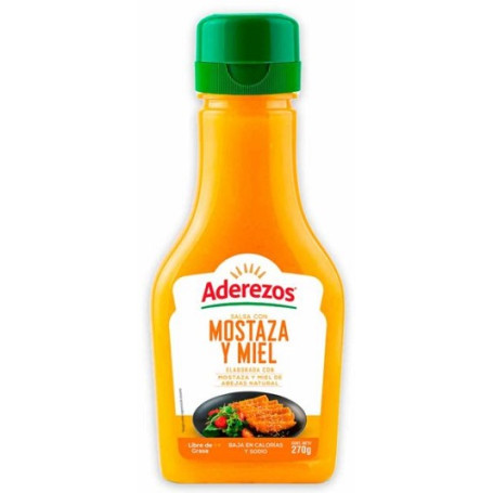 24994 - SALSA CON MOSTAZAYMIEL ADEREZO 270 G PET - LA ESTRELLA