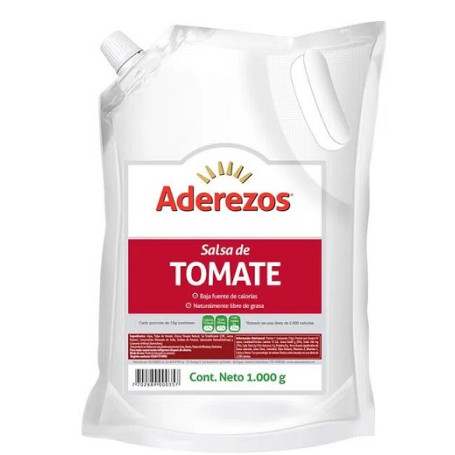 25003 - SALSA DE TOMATE ADEREZOS 1000 G BOLSA    - LA ESTRELLA