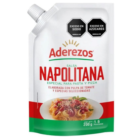 25007 - SALSA NAPOLITANA ADEREZOS 200 G DP       - LA ESTRELLA