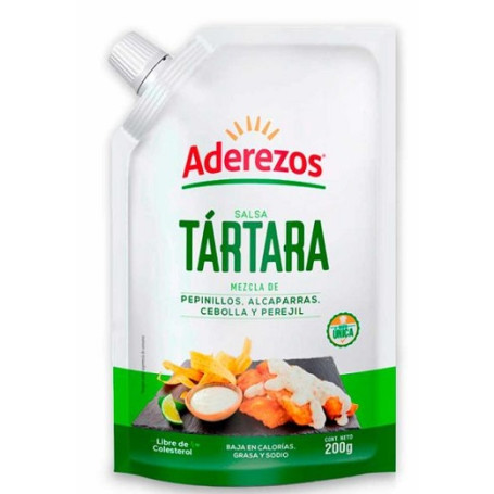 25021 - SALSA TARTARA ADEREZOS 200 G DP          - LA ESTRELLA